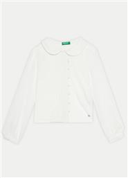 ΠΟΥΚΑΜΙΣΟ 5RZPCQ03H ΛΕΥΚΟ REGULAR FIT BENETTON