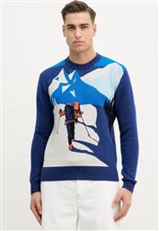 ΠΟΥΛΟΒΕΡ ΜΕ ΠΡΟΣΘΗΚΗ ΜΑΛΛΙΟΥ ΧΡΩΜΑ: ΝΑΥΤΙΚΟ ΜΠΛΕ, 1444K10B4 BENETTON