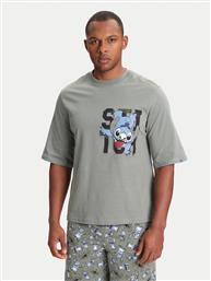 T-SHIRT 30964M01Y ΓΚΡΙ RELAXED FIT BENETTON