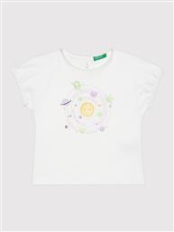 T-SHIRT 3096G101H ΛΕΥΚΟ REGULAR FIT BENETTON