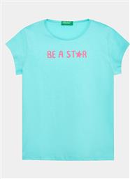 T-SHIRT 3096G1095 ΜΠΛΕ REGULAR FIT BENETTON