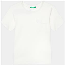 T-SHIRT 3096G1097 ΛΕΥΚΟ REGULAR FIT BENETTON