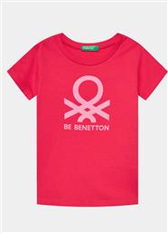 T-SHIRT 3096G10D7 ΡΟΖ REGULAR FIT BENETTON