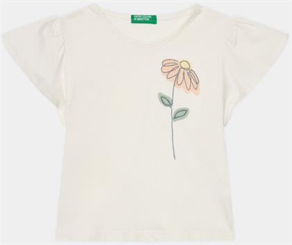 T-SHIRT 3096G10DY ΕΚΡΟΥ REGULAR FIT BENETTON