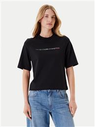 T-SHIRT 3BL0D109D ΜΑΥΡΟ RELAXED FIT BENETTON