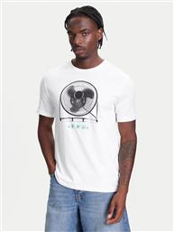 T-SHIRT 3BL0U10AG ΛΕΥΚΟ RELAXED FIT BENETTON