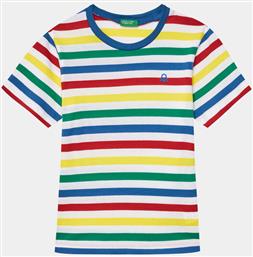 T-SHIRT 3EJGG10CZ ΕΓΧΡΩΜΟ REGULAR FIT BENETTON