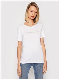 T-SHIRT 3GA2E16A2 ΛΕΥΚΟ REGULAR FIT BENETTON από το MODIVO