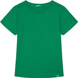 T-SHIRT 3I1XC109W ΠΡΑΣΙΝΟ REGULAR FIT BENETTON