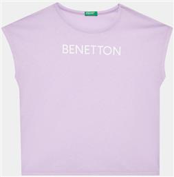 T-SHIRT 3I1XC10C0 ΜΩΒ REGULAR FIT BENETTON