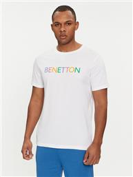 T-SHIRT 3I1XU100A ΛΕΥΚΟ REGULAR FIT BENETTON