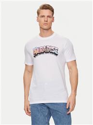 T-SHIRT 3P7XU108X ΛΕΥΚΟ REGULAR FIT BENETTON