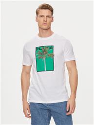 T-SHIRT 3P7XU108X ΛΕΥΚΟ REGULAR FIT BENETTON