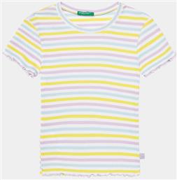 T-SHIRT 3W5BC10H7 ΕΓΧΡΩΜΟ REGULAR FIT BENETTON