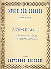 DIABELLI ANTON - FIVE VIENNESE DANCES UNIVERSAL