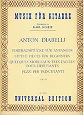 DIABELLI ANTONI - LITTLE PIECES FOR BEGINNERS OP. 39 UNIVERSAL