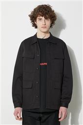 ΒΑΜΒΑΚΕΡΟ ΣΑΚΑΚΙ MW FATIGUE JACKET ΧΡΩΜΑ: ΜΑΥΡΟ, 166.BLACK UNIVERSAL WORKS