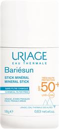 BARIESUN BAR MINERAL STICK SPF50+ ΑΝΤΗΛΙΑΚΟ ΣΤΙΚ MINERAL ΓΙΑ ΤΙΣ ΕΥΑΙΣΘΗΤΕΣ ΠΕΡΙΟΧΕΣ 18G URIAGE