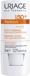 BARIESUN MINERAL STICK SPF50+ ΑΝΤΗΛΙΑΚΟ ΣΤΙΚ ΠΡΟΣΩΠΟΥ ΠΟΛΥ ΥΨΗΛΗΣ ΠΡΟΣΤΑΣΙΑΣ 8GR URIAGE