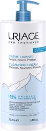 CLEANSING CREAM ΚΡΕΜΑ ΚΑΘΑΡΙΣΜΟΥ & ΘΡΕΨΗΣ ΓΙΑ ΠΡΟΣΩΠΟ - ΣΩΜΑ - ΜΑΛΛΙΑ 1000ML URIAGE