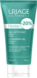 EAU THERMALE HYSEAC CLEANSING GEL ΤΖΕΛ ΒΑΘΥ ΚΑΘΑΡΙΣΜΟΥ ΓΙΑ ΜΙΚΤΕΣ ΠΡΟΣ ΛΙΠΑΡΕΣ ΕΠΙΔΕΡΜΙΔΕΣ & ΑΤΕΛΕΙΕΣ 150ML PROMO -20% URIAGE από το PHARM24