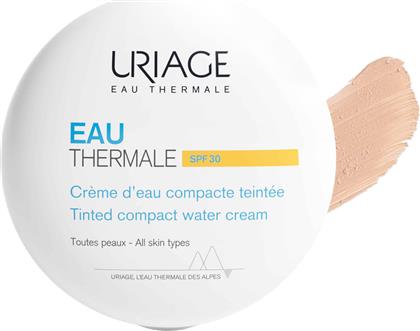 EAU THERMALE WATER CREAM TINTED COMPACT SPF30 ΚΡΕΜΩΔΗΣ ΠΟΥΔΡΑ ΓΙΑ ΕΝΥΔΑΤΩΣΗ & ΥΨΗΛΗ ΑΝΤΗΛΙΑΚΗ ΠΡΟΣΤΑΣΙΑ, ΚΑΤΑΛΛΗΛΗ ΓΙΑ ΟΛΟΥΣ ΤΟΥΣ ΤΥΠΟΥΣ ΕΠΙΔΕΡΜΙΔΑΣ 10GR URIAGE