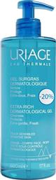 PROMO EXTRA RICH DERMATOLOGICAL GEL ΕΞΑΙΡΕΤΙΚΑ ΠΛΟΥΣΙΟ ΔΕΡΜΑΤΟΛΟΓΙΚΟ GEL ΚΑΘΑΡΙΣΜΟΥ ΓΙΑ ΠΡΟΣΩΠΟ & ΣΩΜΑ ΓΙΑ ΟΛΗ ΤΗΝ ΟΙΚΟΓΕΝΕΙΑ ΜΕ ΑΝΤΛΙΑ 500ML URIAGE