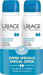 PROMO FRESH DEODORANT SPRAY ΑΠΟΣΜΗΤΙΚΟ SPRAY 24ΩΡΗΣ ΔΡΑΣΗΣ ΕΝΑΝΤΙΑ ΣΤΙΣ ΟΣΜΕΣ & ΤΗΝ ΕΦΙΔΡΩΣΗ 2X125ML URIAGE από το PHARM24