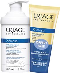 PROMO XEMOSE LIPID-REPLENISHING ANTI-IRRITATION CREAM 400ML & XEMOSE CLEANSING SOOTHING OIL 200ML URIAGE