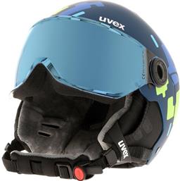 ΚΡΑΝΟΣ ΣΚΙ ROCKET JR VISOR 5662638003 ΣΚΟΥΡΟ ΜΠΛΕ UVEX