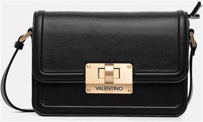 ΓΥΝΑΙΚΕΙΑ ΤΣΑΝΤΑ CROSSBODY ΜΕ ΜΕΤΑΛΛΙΚΟ ΛΟΓΟΤΥΠΟ - 45LVBS9A909LUC ΜΑΥΡΟ VALENTINO