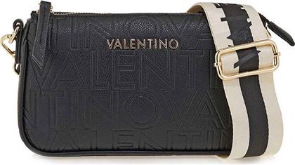 ΓΥΝΑΙΚΕΙΑ ΤΣΑΝΤΑ CROSSBODY ΜΕ ΜΕΤΑΛΛΙΚΟ ΛΟΓΟΤΥΠΟ - 46LVBS8PG42/PAN ΜΑΥΡΟ VALENTINO