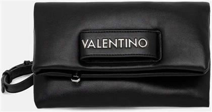 ΓΥΝΑΙΚΕΙΑ ΤΣΑΝΤΑ CROSSBODY ΜΕ ΜΕΤΑΛΛΙΚΟ ΛΟΓΟΤΥΠΟ ''ENCANTA'' - 46LVBS9IO17/ENC ΜΑΥΡΟ VALENTINO