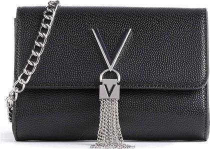 ΓΥΝΑΙΚΕΙΑ ΤΣΑΝΤΑ CROSSBODY ΜΕ ΜΕΤΑΛΛΙΚΟ MONOGRAM ''DIVINA'' - 18LVBS1R403G/DI ΜΑΥΡΟ VALENTINO