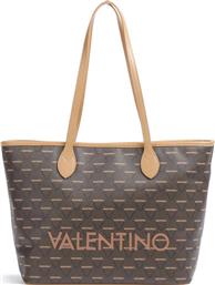 ΓΥΝΑΙΚΕΙΑ ΤΣΑΝΤΑ TOTE ΜΕ LOGO PRINT ''LIUTO SHOPPER'' - 86KVBS3KG01R/LI ΚΑΦΕ VALENTINO