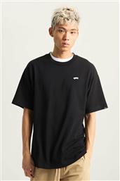 ΑΝΔΡΙΚΟ T-SHIRT ΜΕ ΚΕΝΤΗΜΕΝΟ SKATEBOARD LOGO LOOSE FIT ''SALTON'' - VN000P56BLK1 ΜΑΥΡΟ VANS
