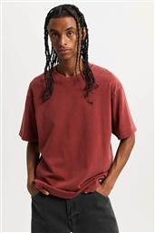 ΑΝΔΡΙΚΟ T-SHIRT ΜΕ VINTAGE OVERDYE WASH LOOSE FIT ''PREMIUM'' - VN000PFJNB31 ΜΠΟΡΝΤΟ VANS