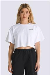 ΓΥΝΑΙΚΕΙΟ CROP T-SHIRT ''PREFERNCE RELAXED CROP'' - VN000HGNWHT1 ΛΕΥΚΟ VANS