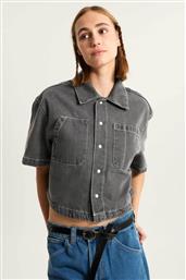 ΓΥΝΑΙΚΕΙΟ DENIM ΠΟΥΚΑΜΙΣΟ CROPPED BOXY FIT ''NATALIE'' - VN000Q0YY7J1 ΑΝΘΡΑΚΙ VANS