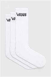 ΚΑΛΤΣΕΣ 3-PACK ΧΡΩΜΑ: ΑΣΠΡΟ VANS