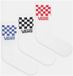 ΚΑΛΤΣΕΣ 3-PACK ΧΡΩΜΑ: ΑΣΠΡΟ, VN000QBUWHT1 VANS