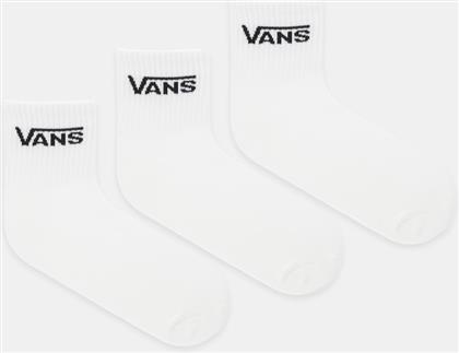 ΚΑΛΤΣΕΣ 3-PACK ΧΡΩΜΑ: ΑΣΠΡΟ, VN000QBWWHT1 VANS