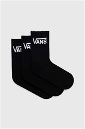 ΚΑΛΤΣΕΣ 3-PACK ΧΡΩΜΑ: ΜΑΥΡΟ VANS