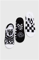 ΚΑΛΤΣΕΣ 3-PACK ΧΡΩΜΑ: ΜΑΥΡΟ VANS