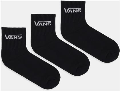 ΚΑΛΤΣΕΣ 3-PACK ΧΡΩΜΑ: ΜΑΥΡΟ, VN000QBWBLK1 VANS