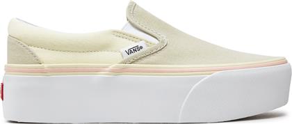 ΠΑΝΙΝΑ ΠΑΠΟΥΤΣΙΑ CLASSIC SLIP-ON STACKFORM VN000CN14481 ΜΠΕΖ VANS