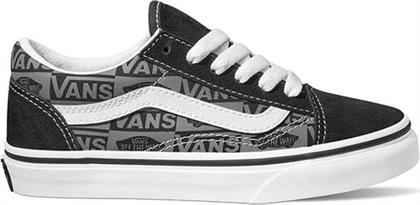 ΠΑΙΔΙΚΑ ΠΑΠΟΥΤΣΙΑ ΓΙΑ ΑΓΟΡΙΑ OLD SKOOL GREY LOGO - ΜΑΥΡΟ VANS