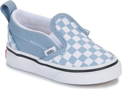 SLIP ON TD SLIP-ON V COLOR THEORY CHECKERBOARD DUSTY BLUE VANS