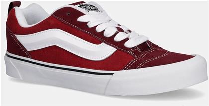 ΣΟΥΕΤ SNEAKERS KNU SKOOL ΧΡΩΜΑ: ΜΠΟΡΝΤΟ, VN000D22BRD1 VANS