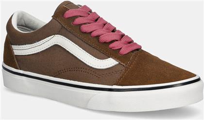 ΣΟΥΕΤ SNEAKERS OLD SKOOL ΧΡΩΜΑ: ΚΑΦΕ, VN000D6WRPK1 VANS